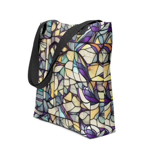 Violet Glass Garden on a Tote Bag
