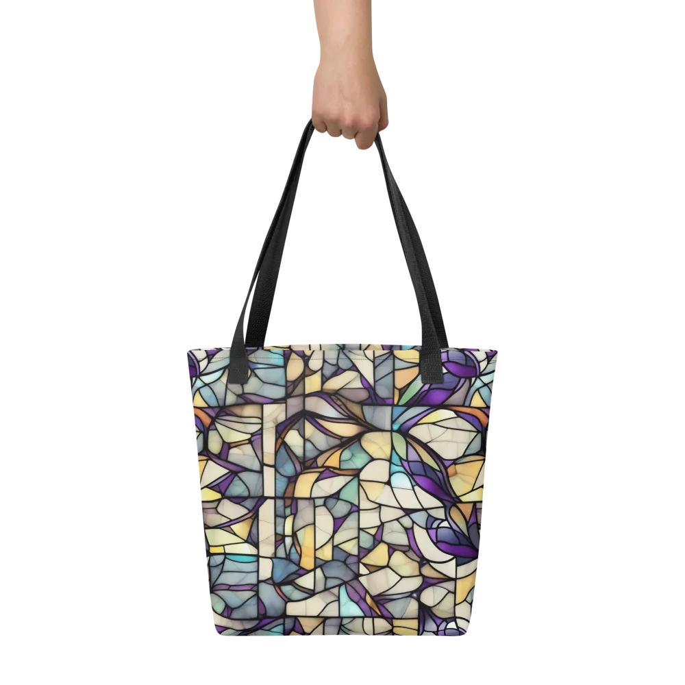Violet Glass Garden on Tote Bag — Front