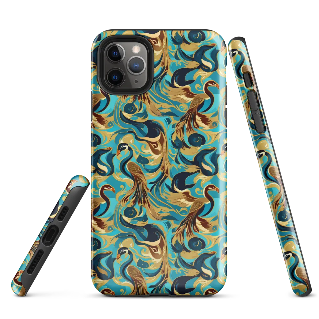 Gilded Crane Rhapsody on Tough Case for iPhone® — Front