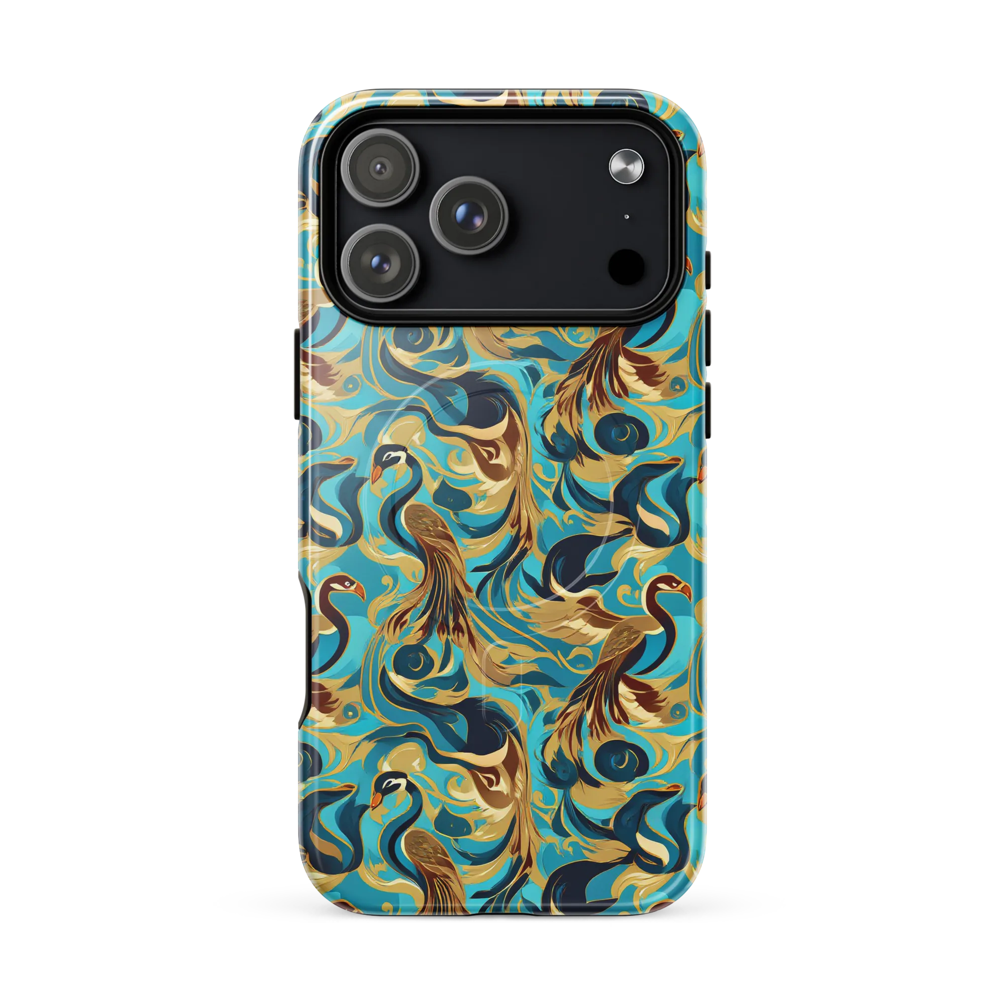Gilded Crane Rhapsody on MagSafe Tough Case for iPhone® — Front