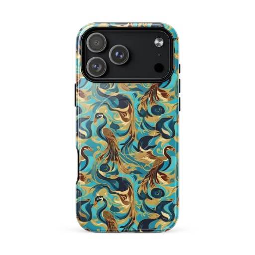 Gilded Crane Rhapsody on a MagSafe Tough Case for iPhone®