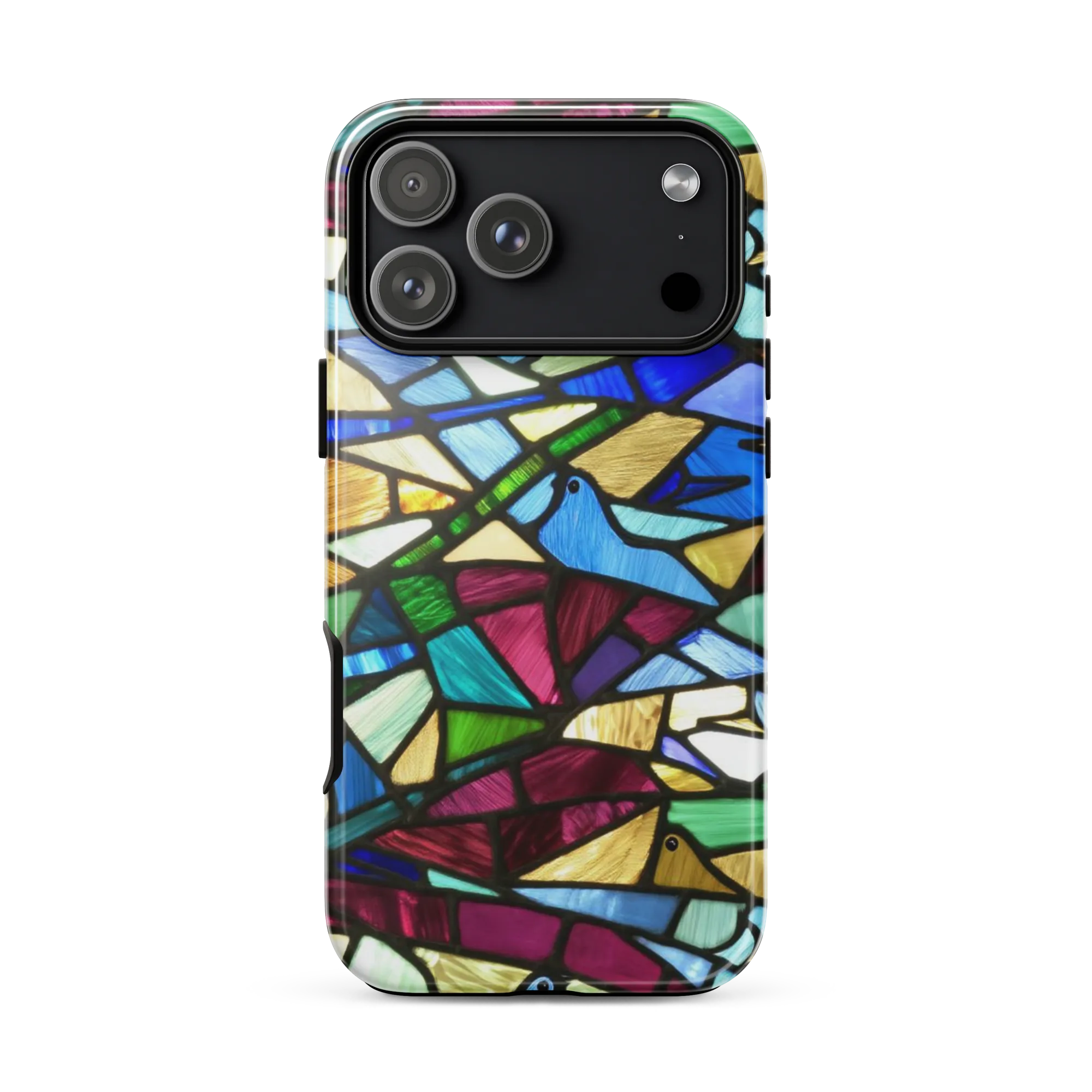 Birdsong Mosaic on Tough Case for iPhone® — Front