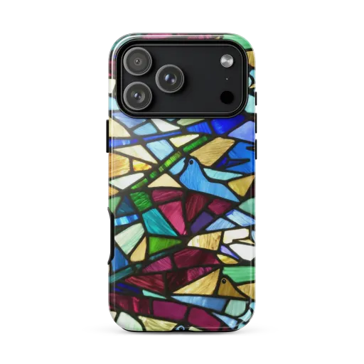 Birdsong Mosaic on a Tough Case for iPhone®