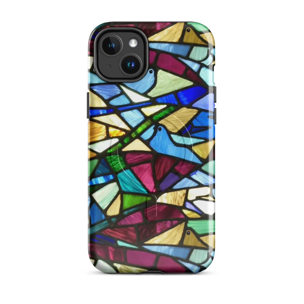 Birdsong Mosaic on MagSafe Tough Case for iPhone® — Front