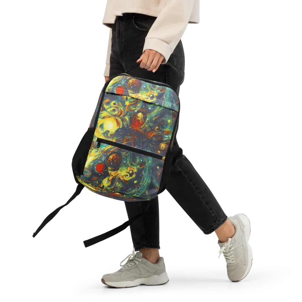 Electric Tidal Pool on Utility Backpack — Front