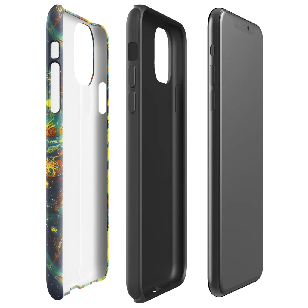 Electric Tidal Pool on Tough Case for iPhone® — Right