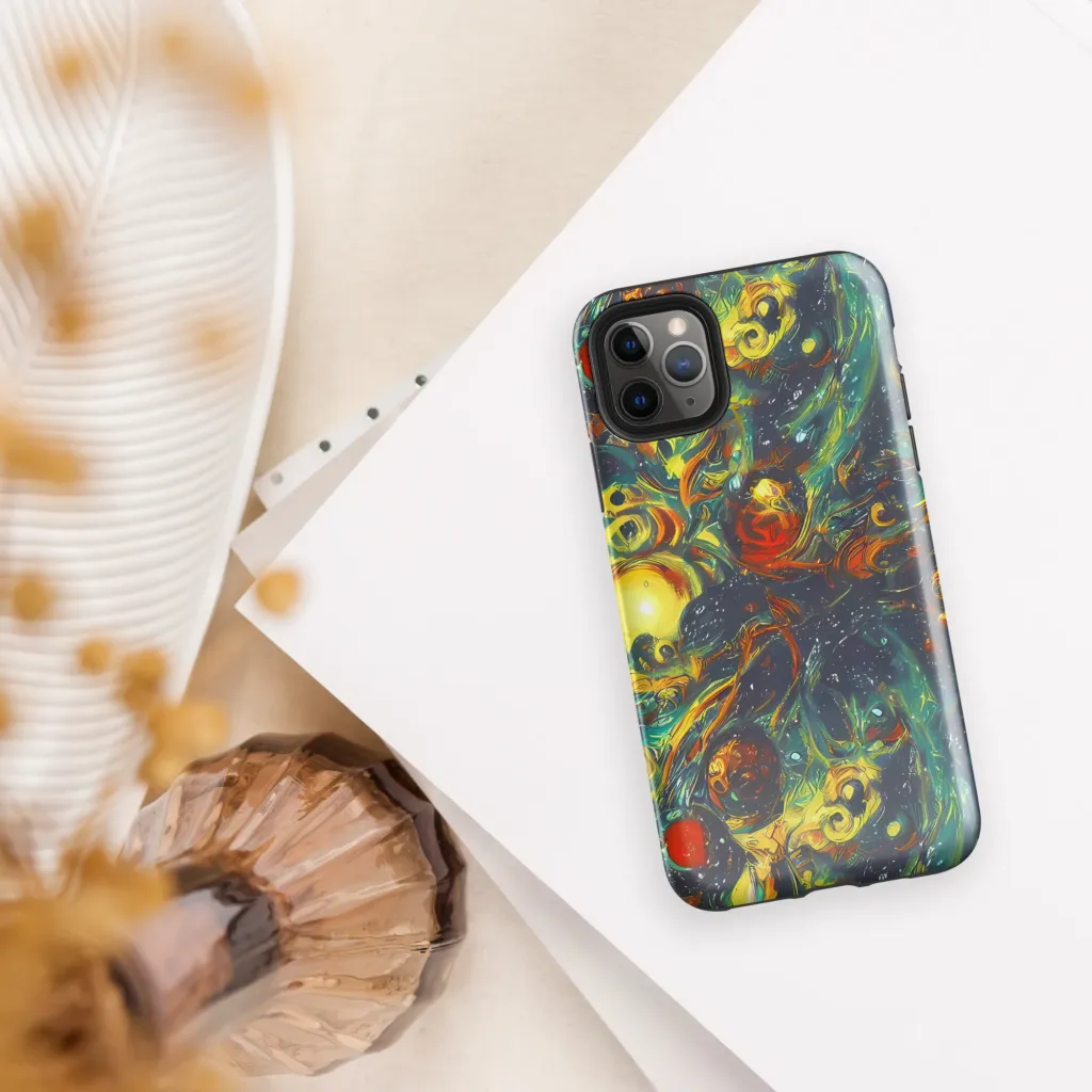 Electric Tidal Pool on Tough Case for iPhone® — Front