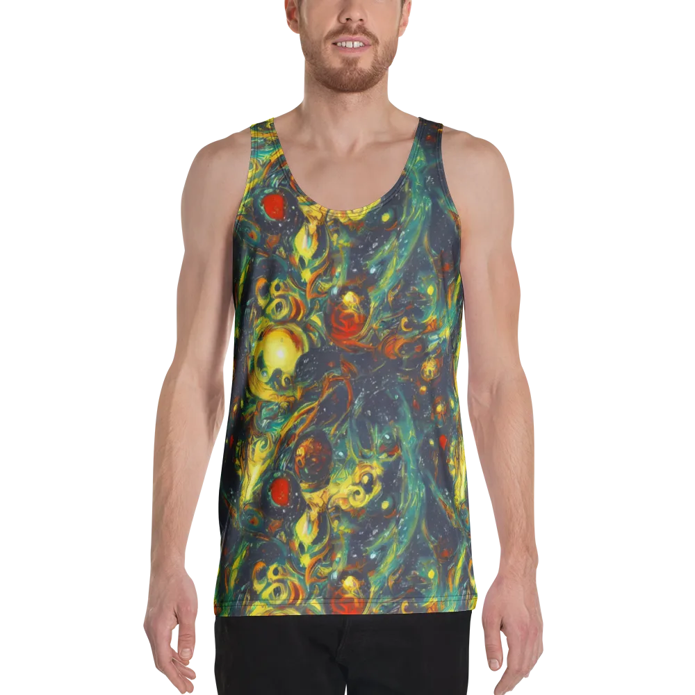 Electric Tidal Pool on Men's Tank Top — Front