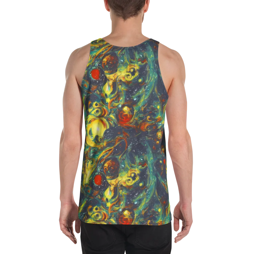 Electric Tidal Pool on Men's Tank Top — Back