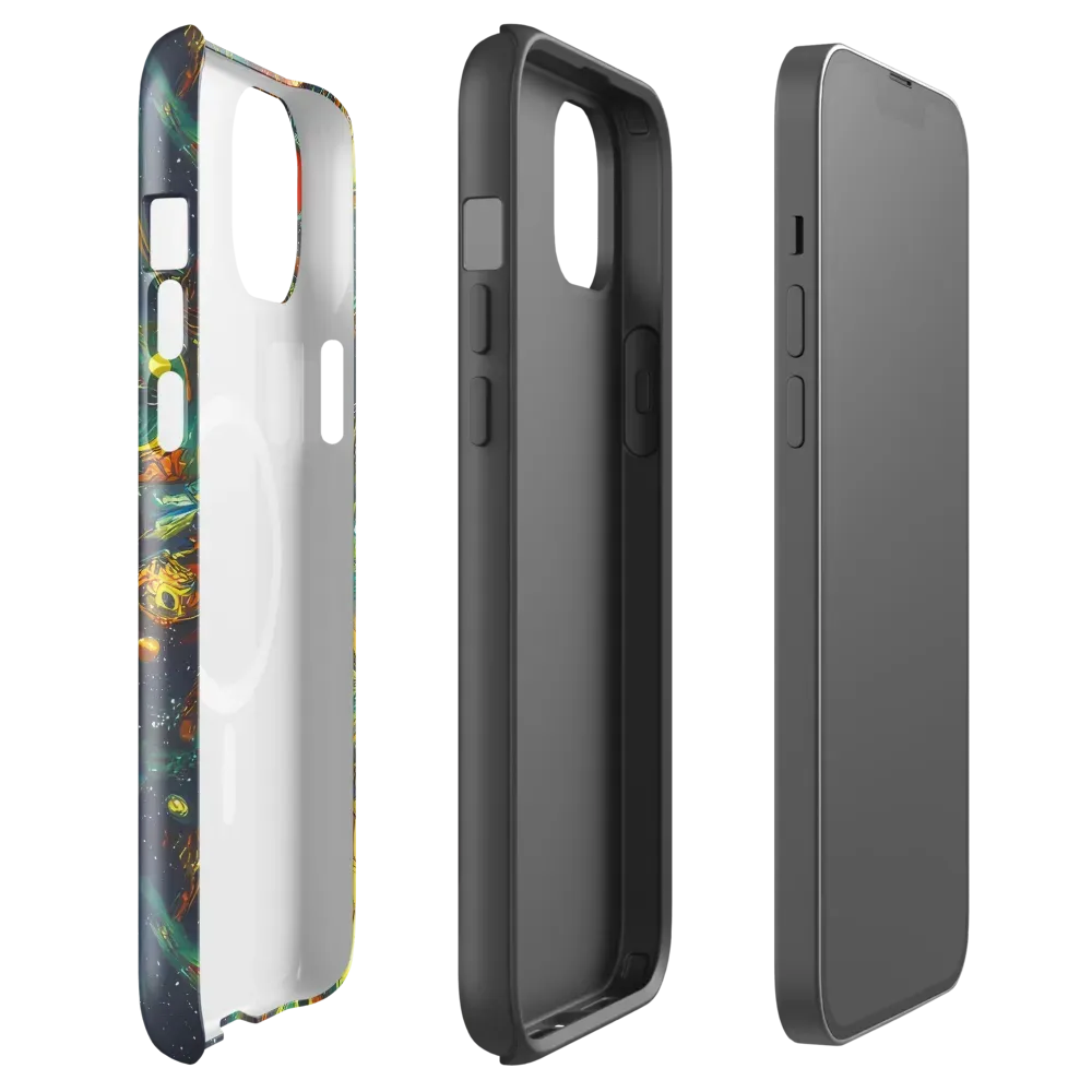 Electric Tidal Pool on MagSafe Tough Case for iPhone® — Front