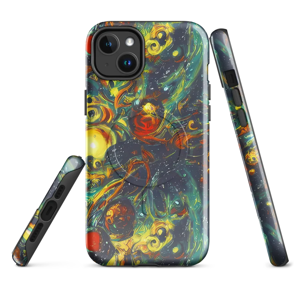 Electric Tidal Pool on MagSafe Tough Case for iPhone® — Front