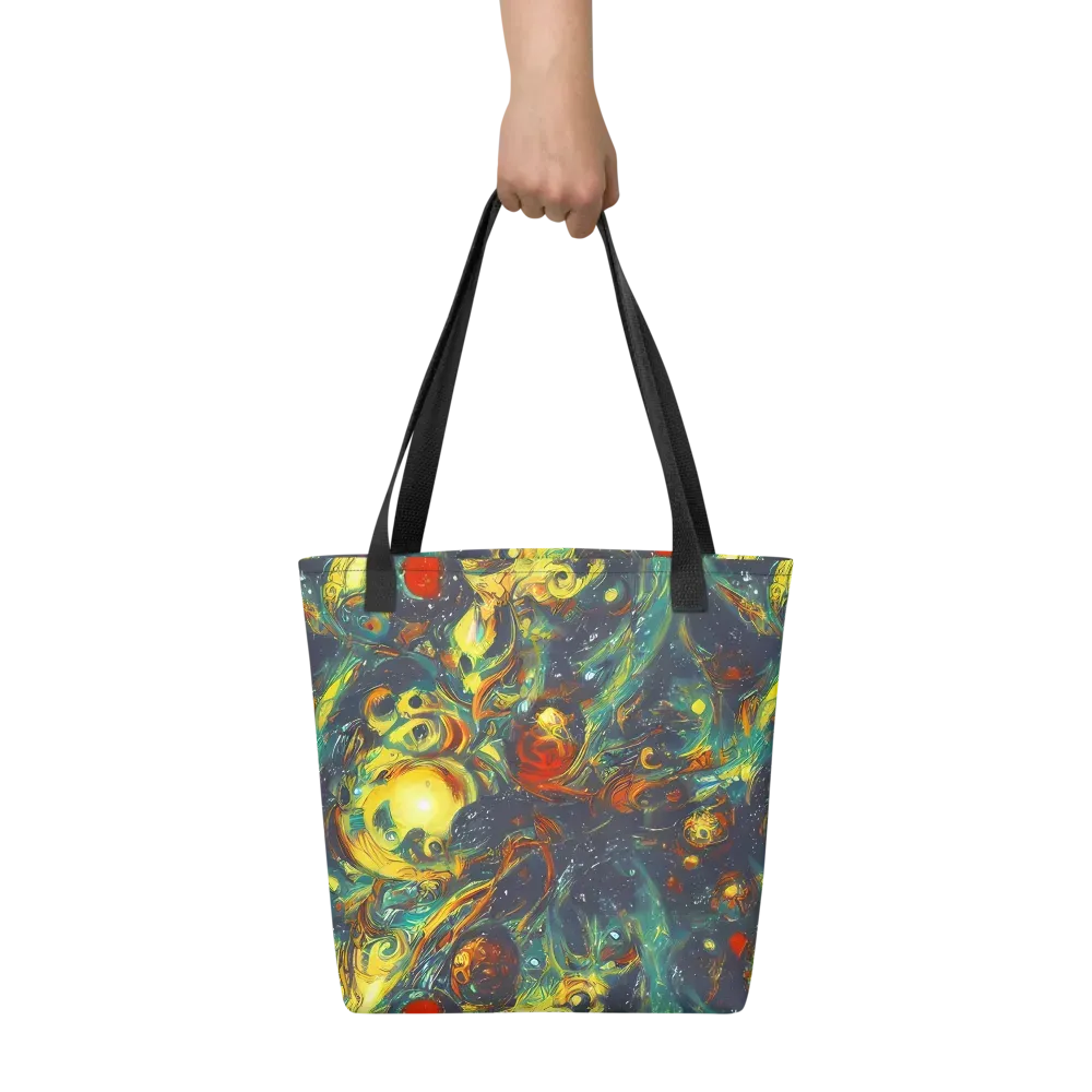 Electric Tidal Pool on Tote Bag — Front