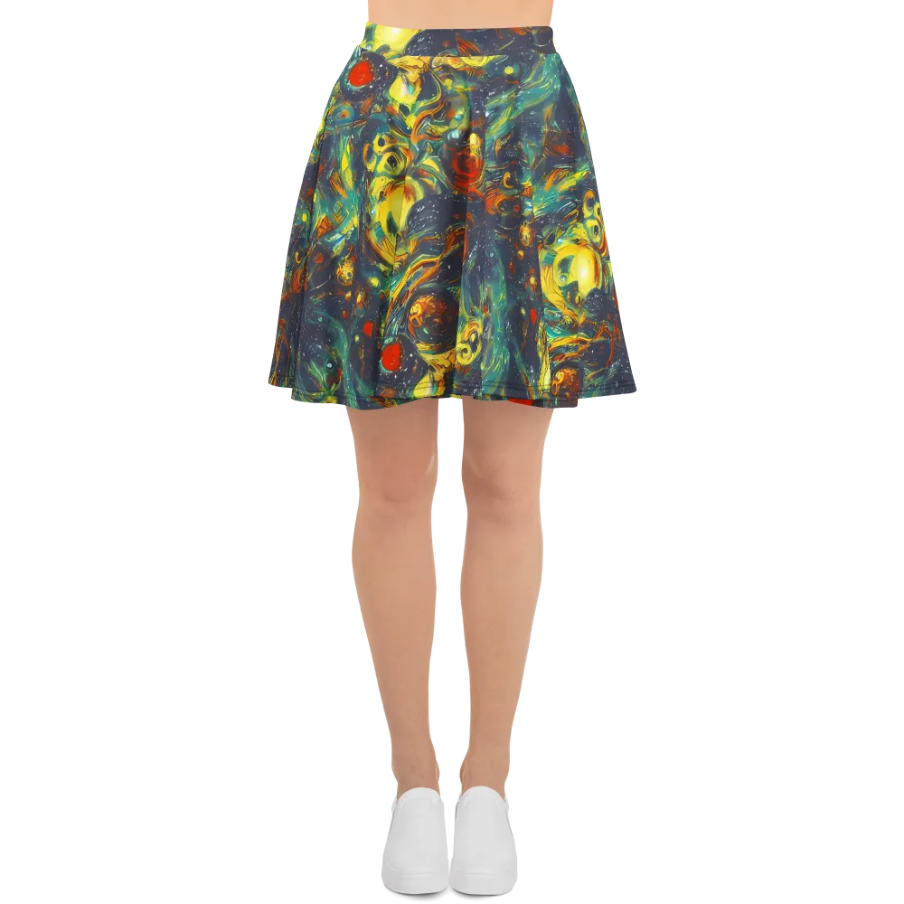 Electric Tidal Pool on Skater Skirt — Front