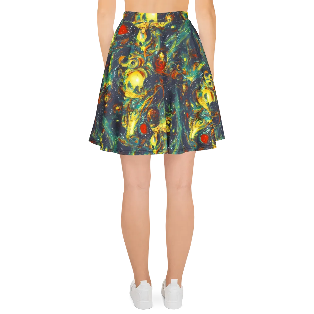 Electric Tidal Pool on Skater Skirt — Back