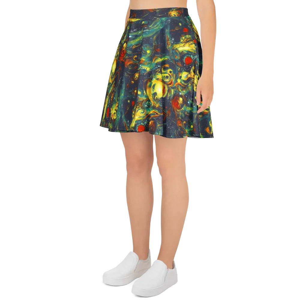 Electric Tidal Pool on Skater Skirt — Left