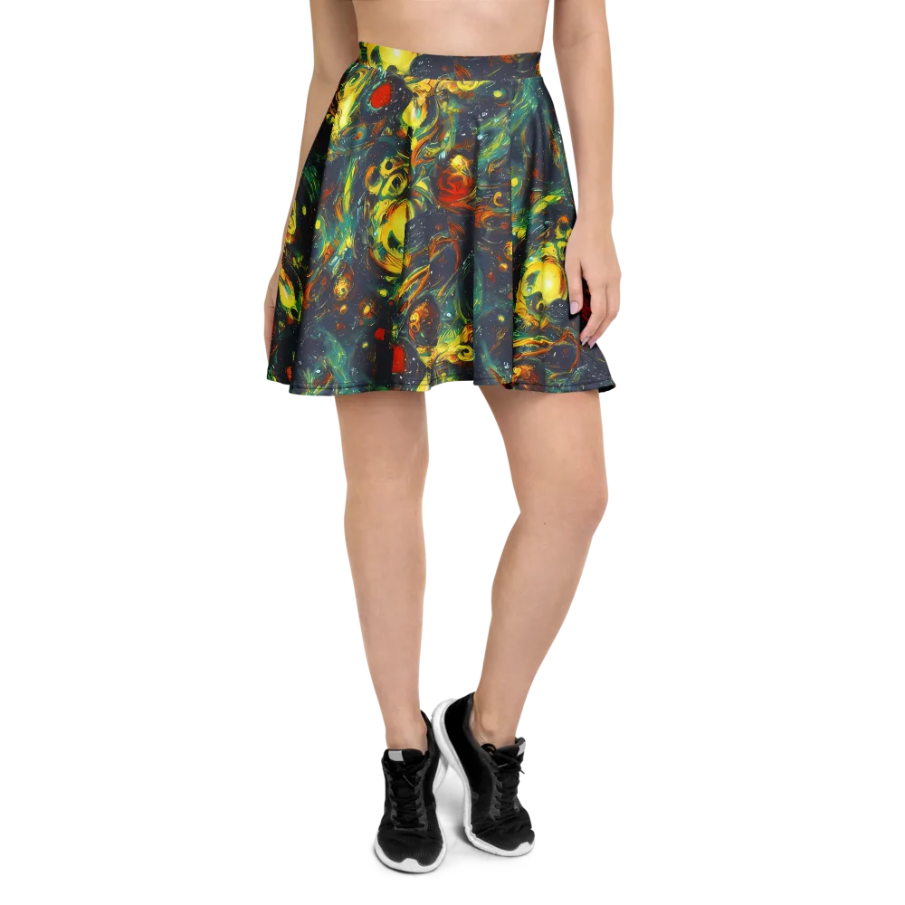 Electric Tidal Pool on Skater Skirt — Front
