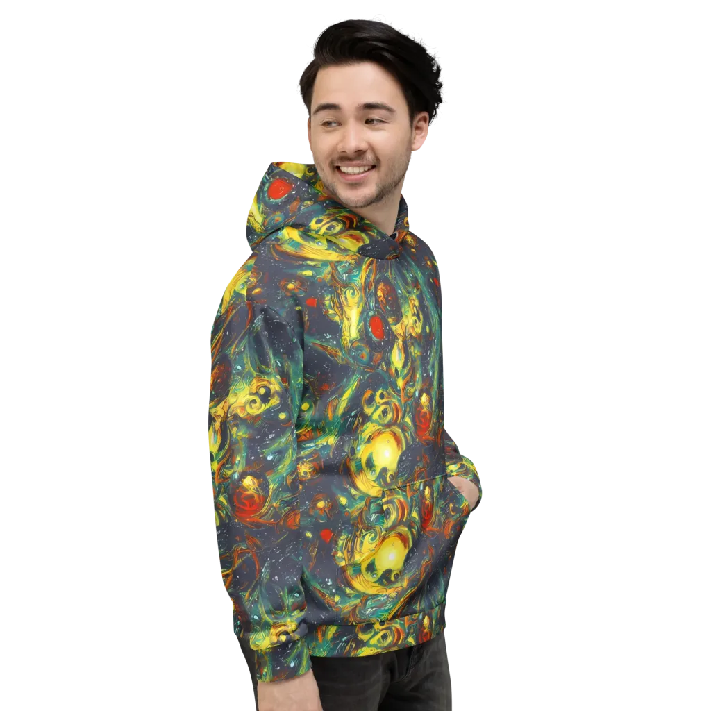 Electric Tidal Pool on Hoodie — Right