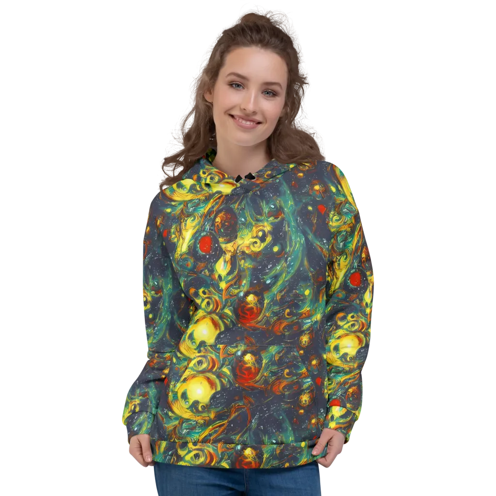 Electric Tidal Pool on Hoodie — Front