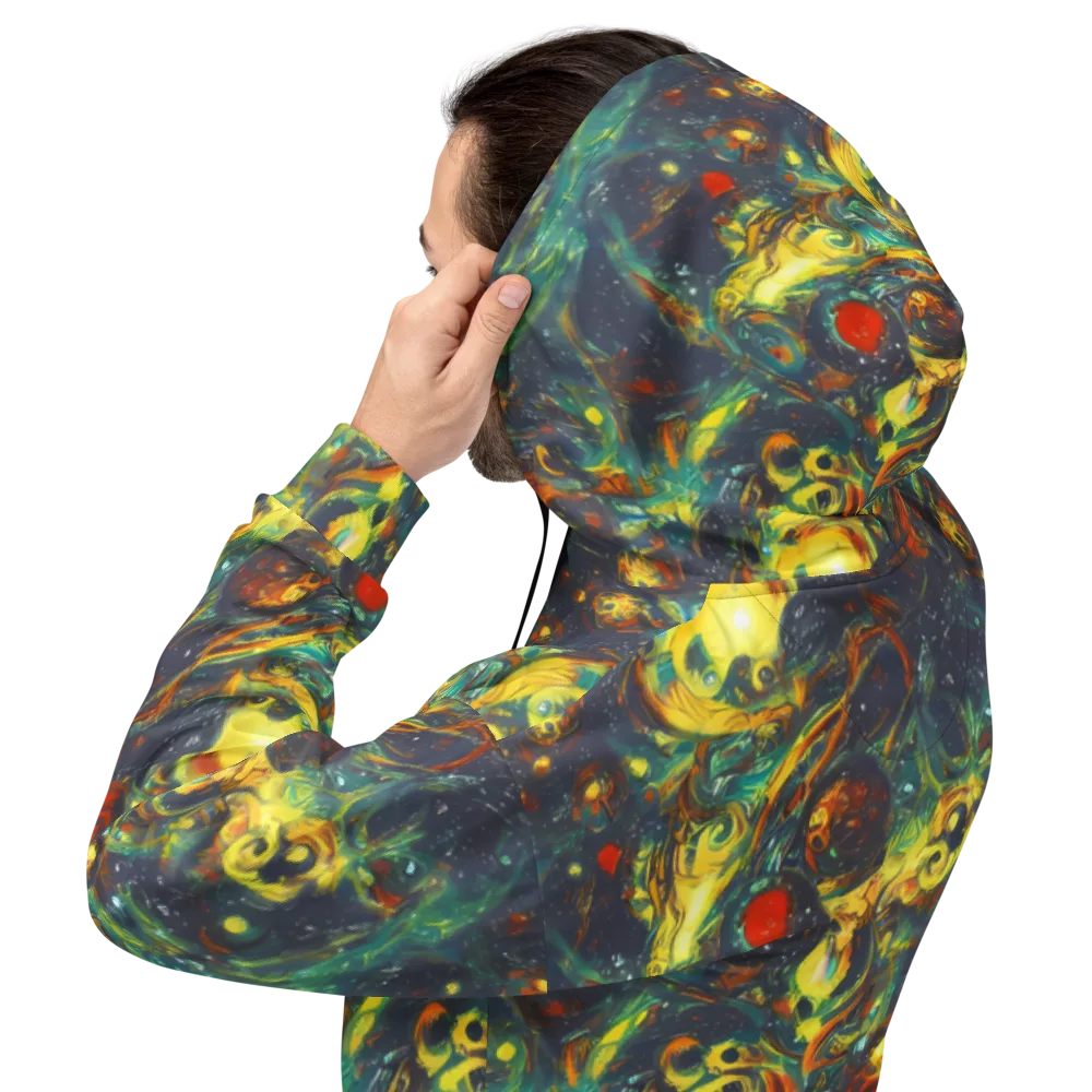 Electric Tidal Pool on Hoodie — Back