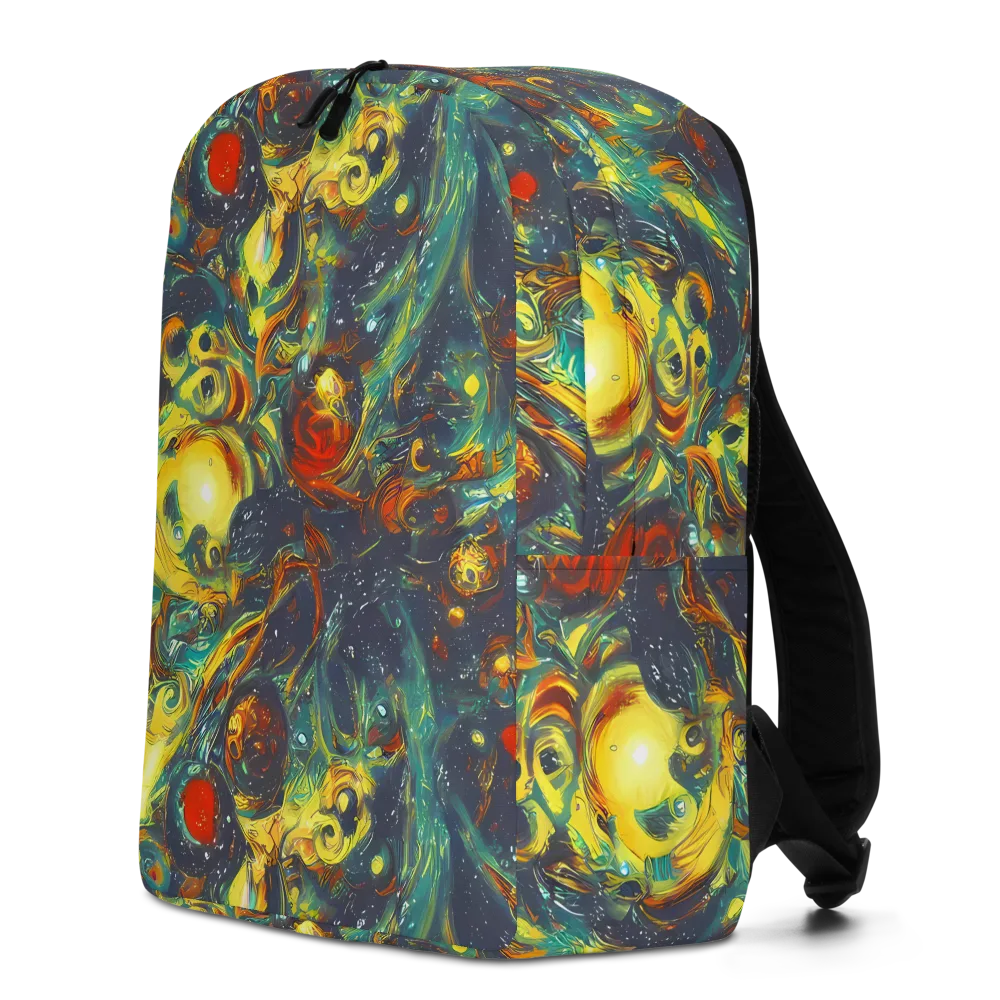 Electric Tidal Pool on Minimalist Backpack — Left