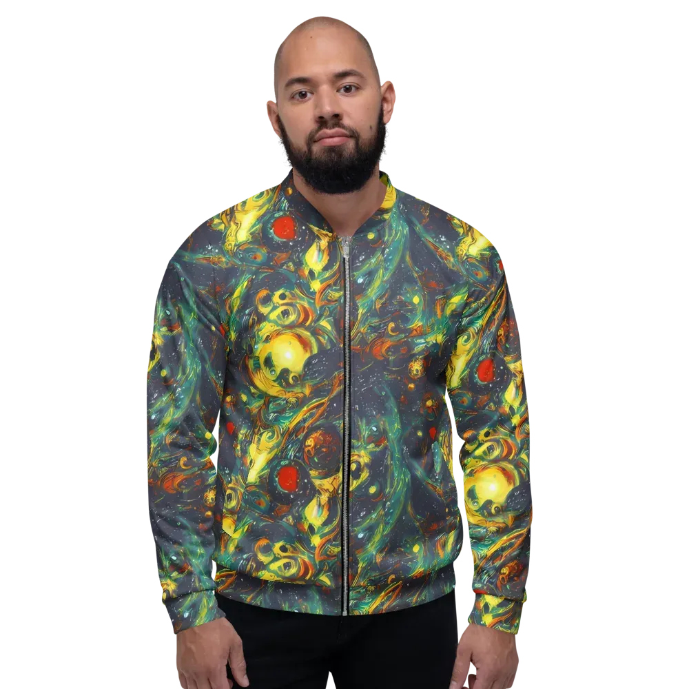 Electric Tidal Pool on Bomber Jacket — Front