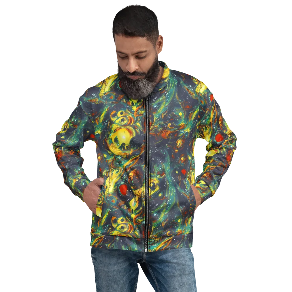 Electric Tidal Pool on Bomber Jacket — Front