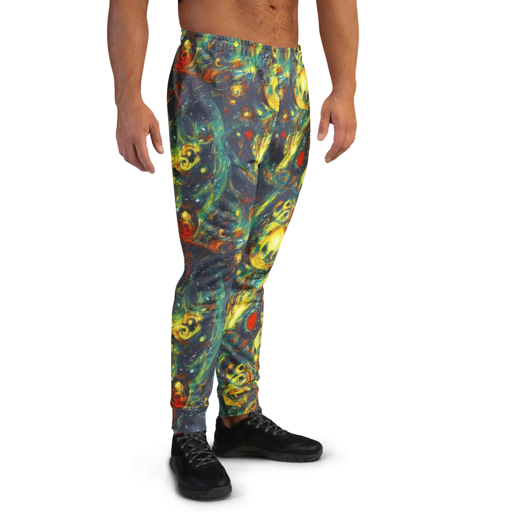 Electric Tidal Pool on Men's Joggers — Right