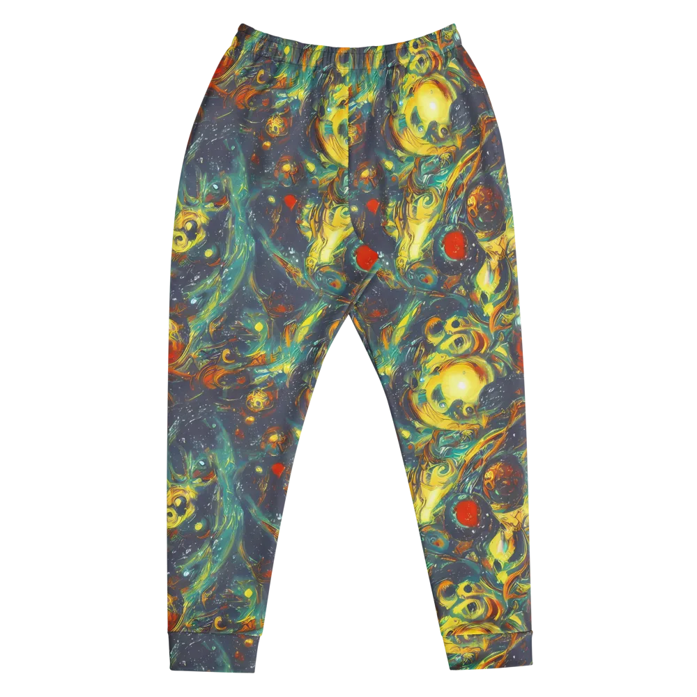 Electric Tidal Pool on Men's Joggers — Front