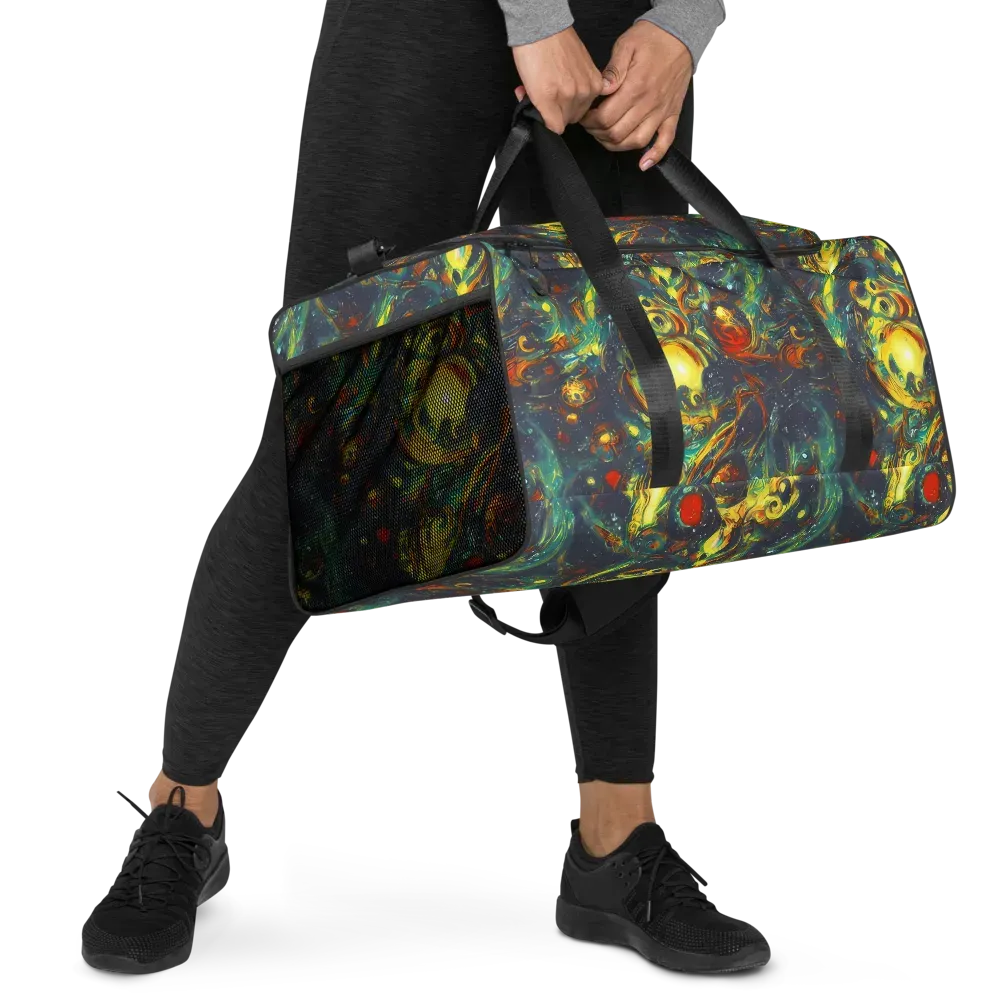 Electric Tidal Pool on Duffle Bag — Right Front