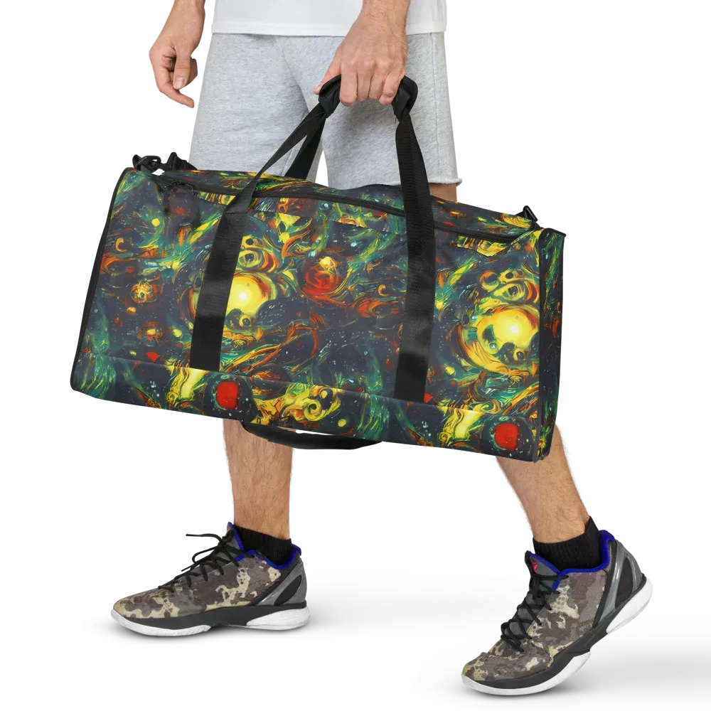 Electric Tidal Pool on Duffle Bag — Front