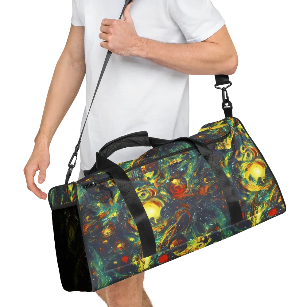 Electric Tidal Pool on Duffle Bag — Right Front