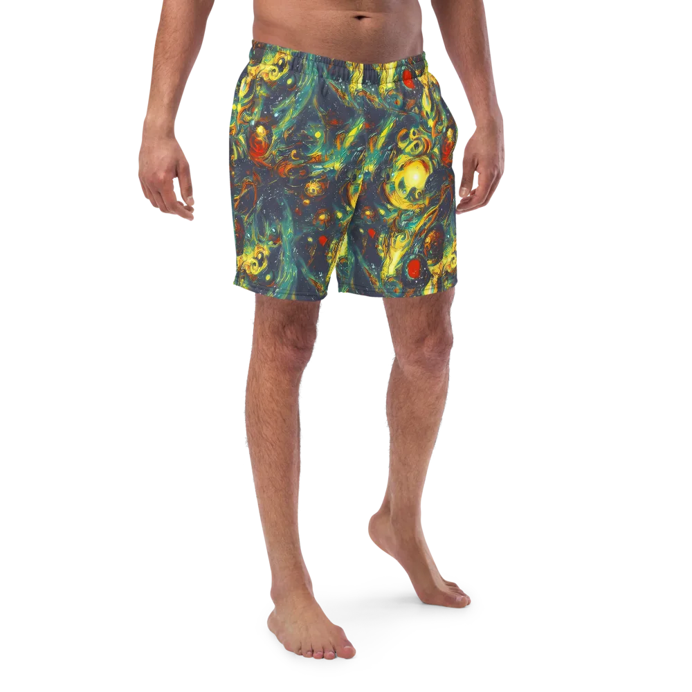 Electric Tidal Pool on Swim Trunks — Front