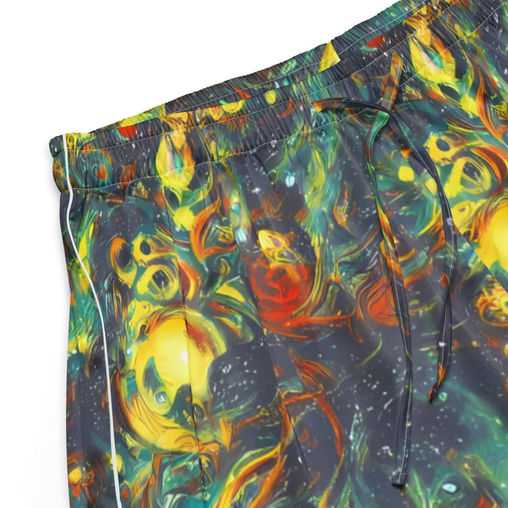 Electric Tidal Pool on Women's Pajama Shorts — Product details
