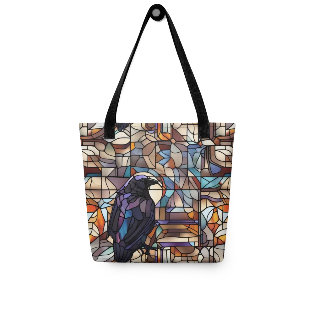 Raven Rose Window on Tote Bag — Front