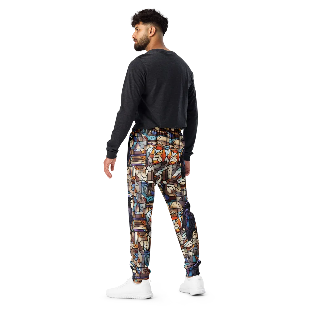 Raven Rose Window on Men's Joggers — Back
