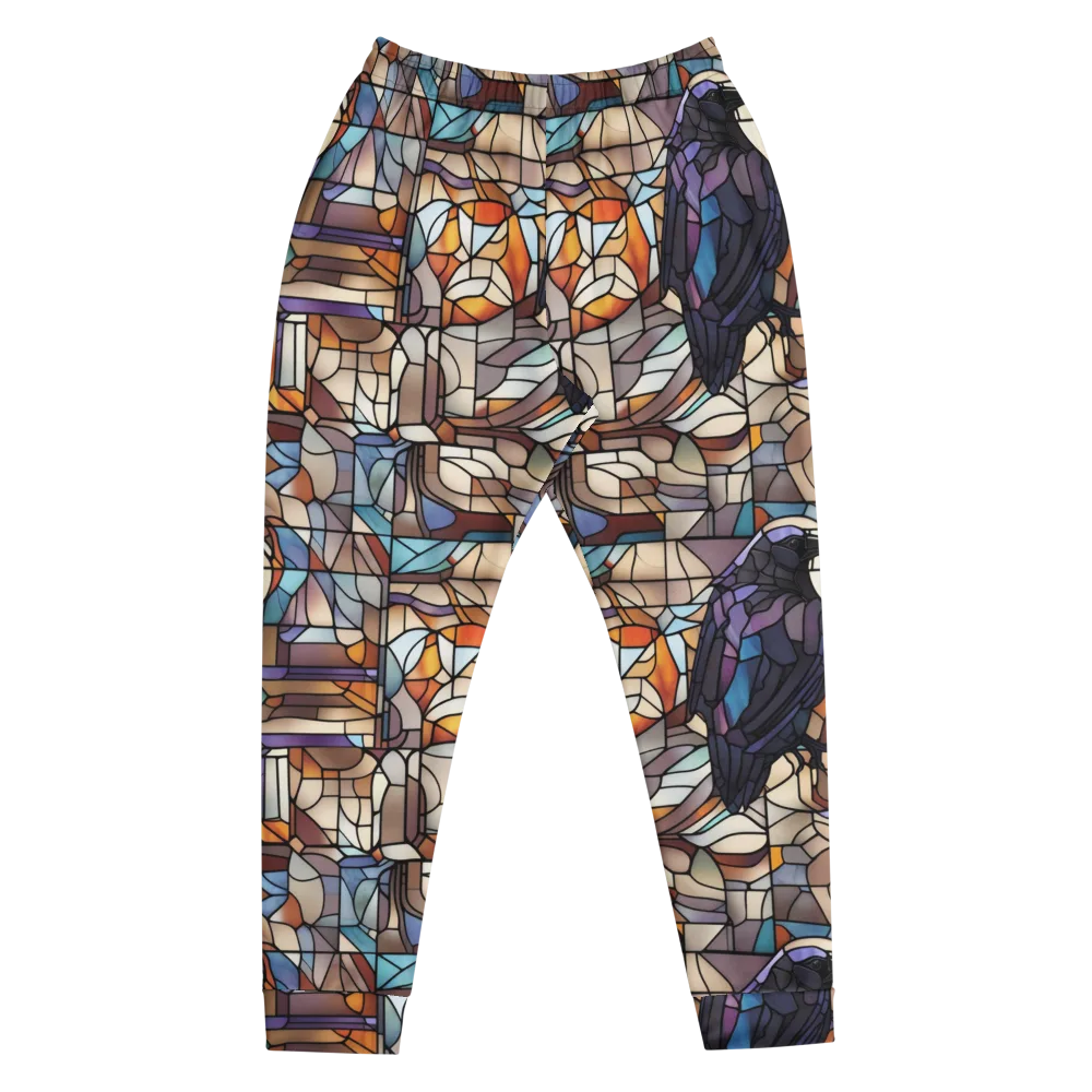 Raven Rose Window on Men's Joggers — Front