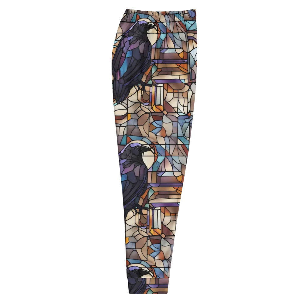 Raven Rose Window on Men's Joggers — Right
