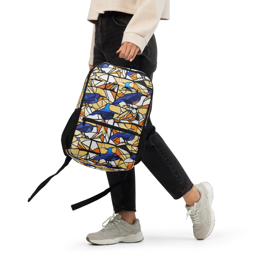 Stained Sky on Utility Backpack — Front