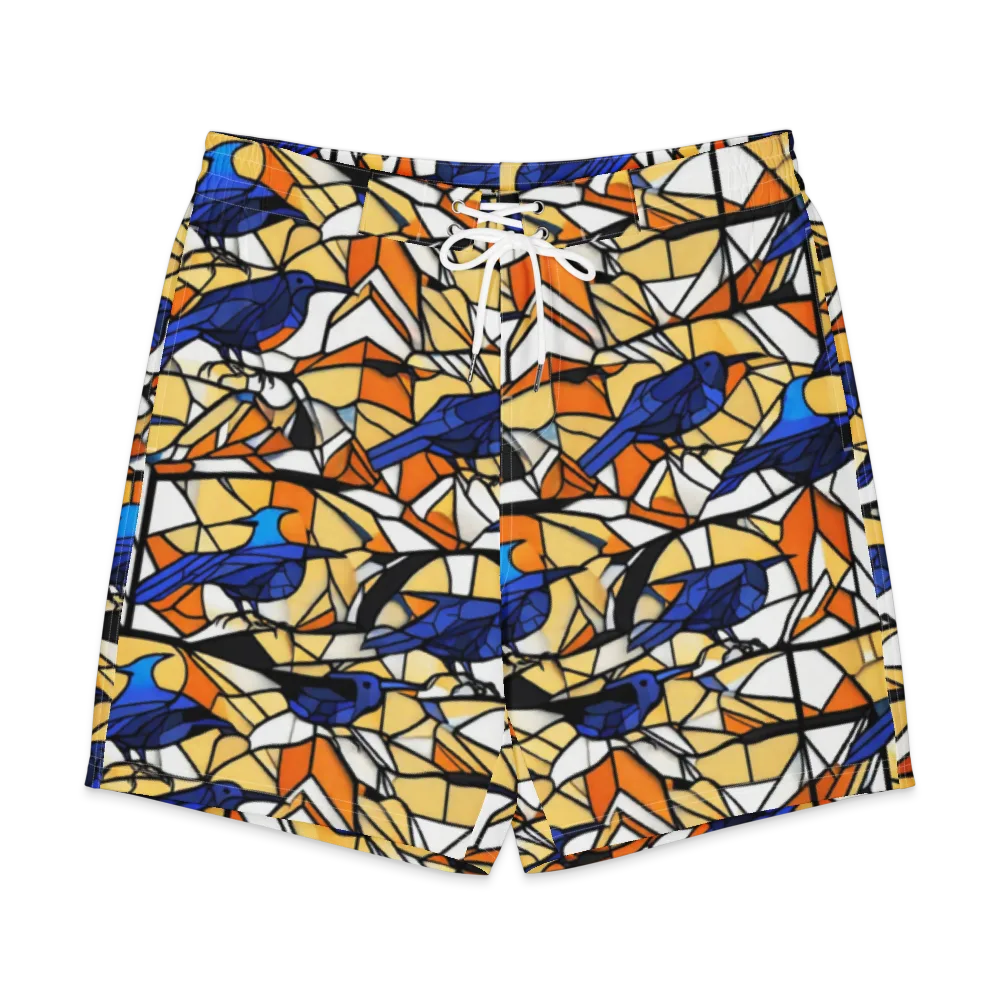 Stained Sky on Men's Board Shorts — Front