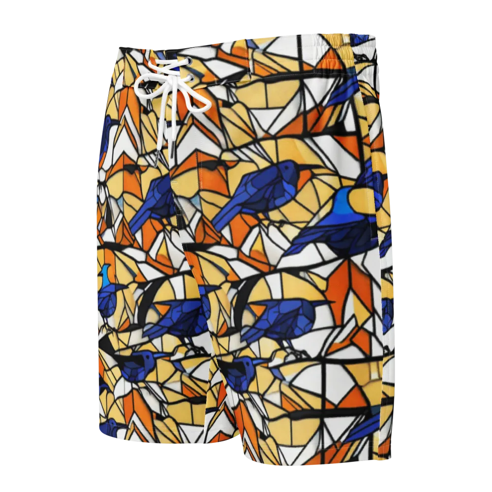 Stained Sky on Men's Board Shorts — Front