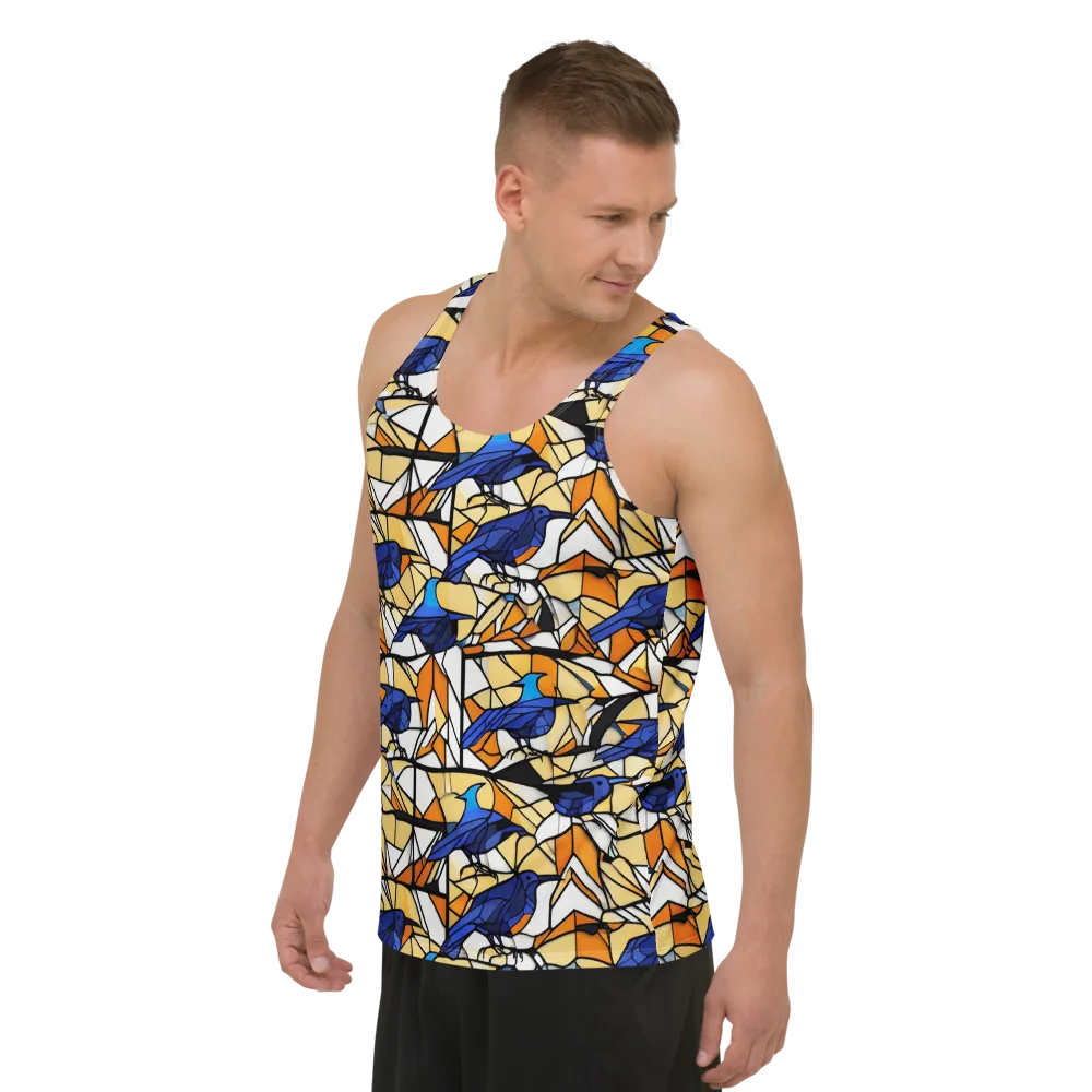 Stained Sky on Men's Tank Top — Left Front