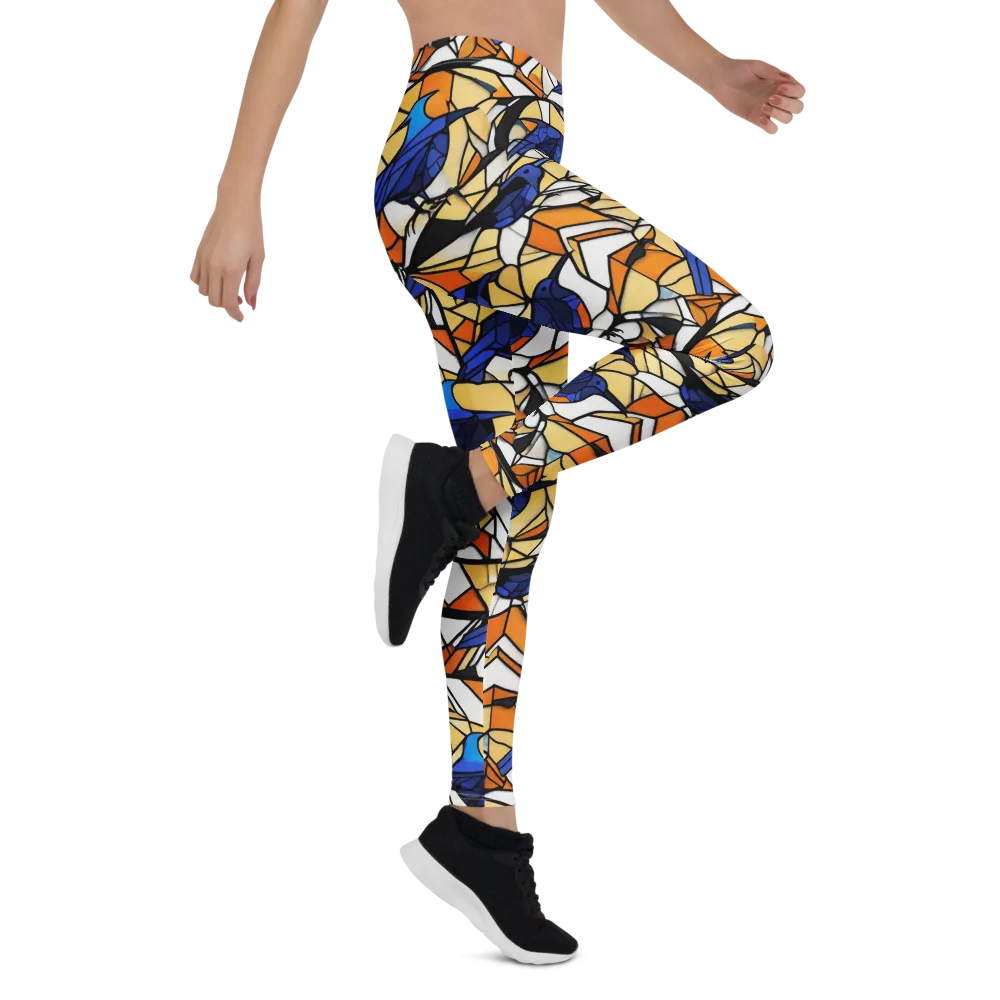 Stained Sky on Leggings — Right