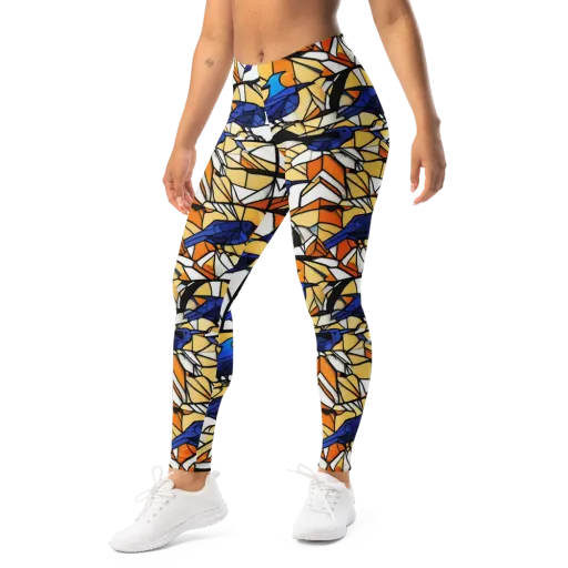 Stained Sky on a Leggings