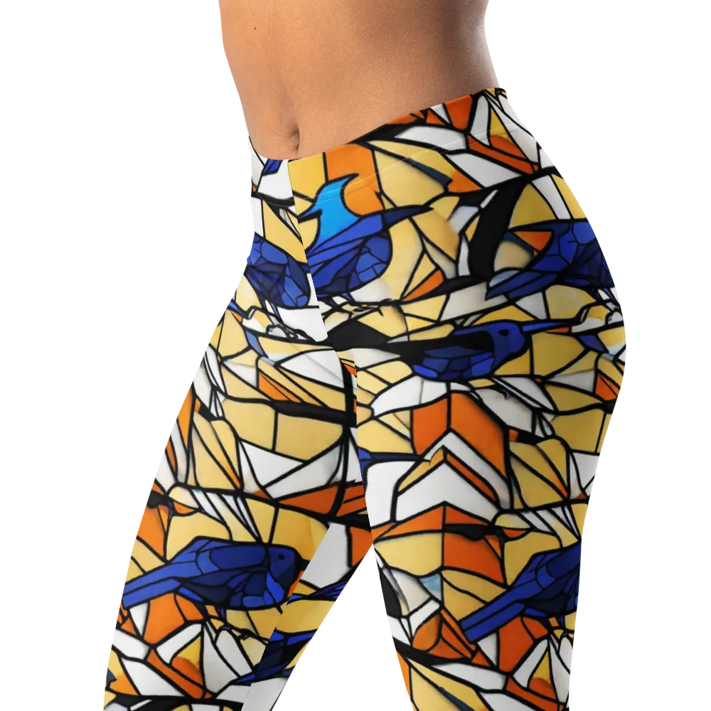 Stained Sky on Leggings — Left Front