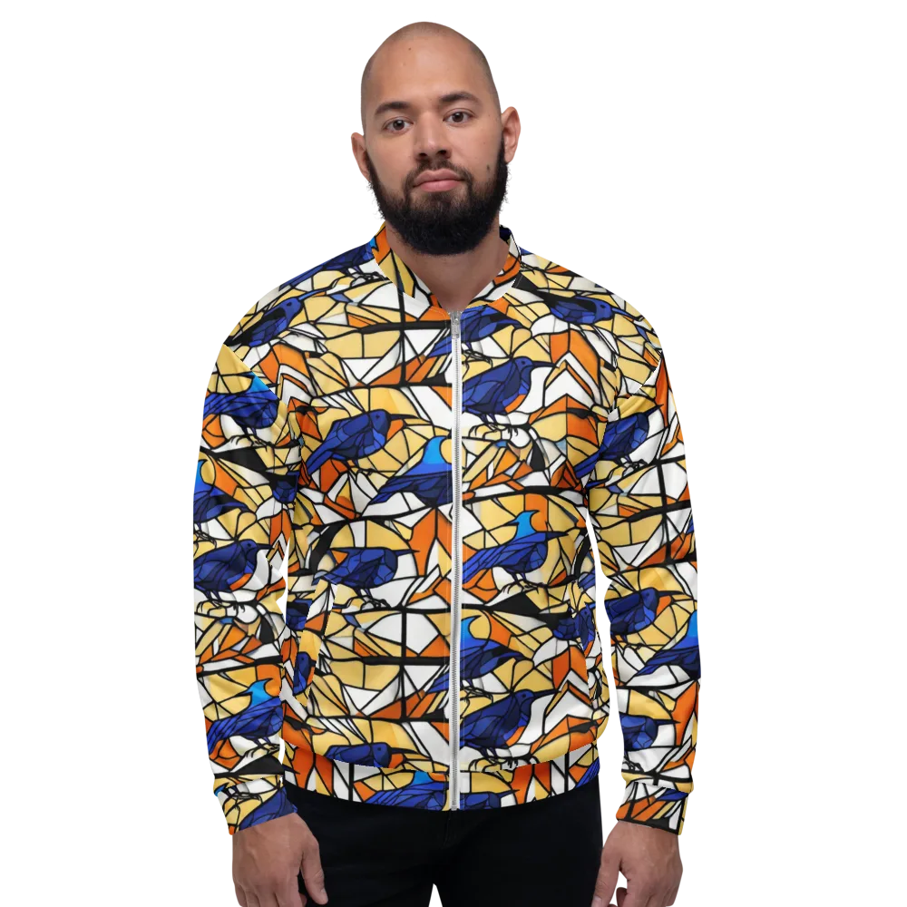 Stained Sky on Bomber Jacket — Front