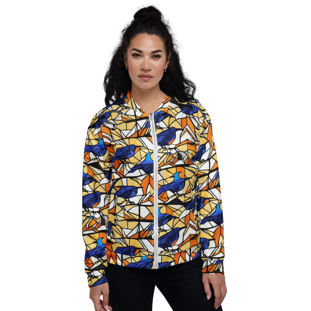 Stained Sky on Bomber Jacket — Front