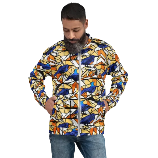 Stained Sky on a Bomber Jacket
