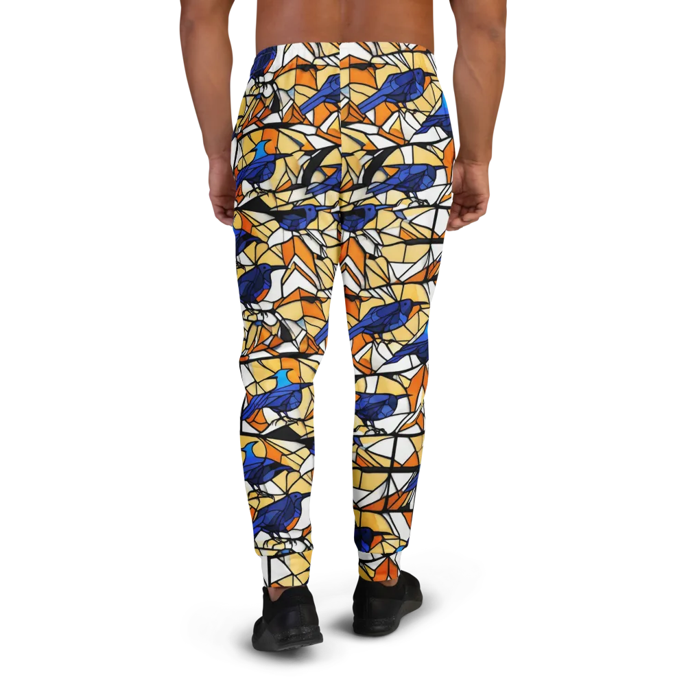 Stained Sky on Men's Joggers — Back
