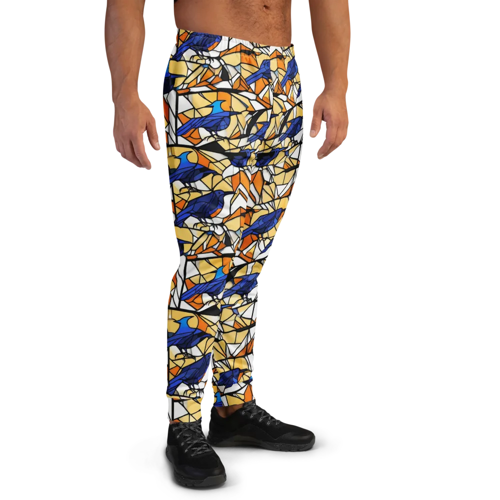 Stained Sky on Men's Joggers — Right