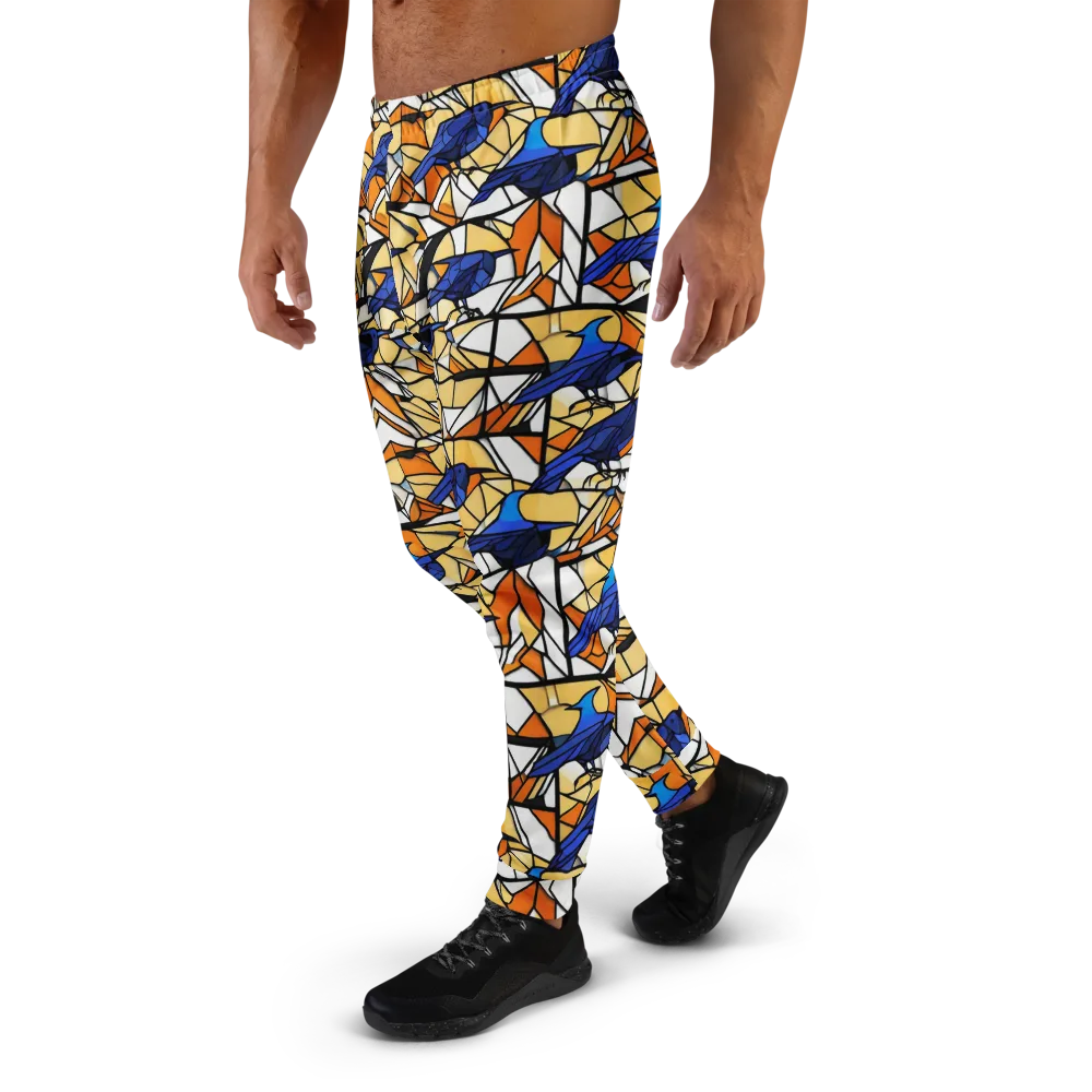Stained Sky on Men's Joggers — Left